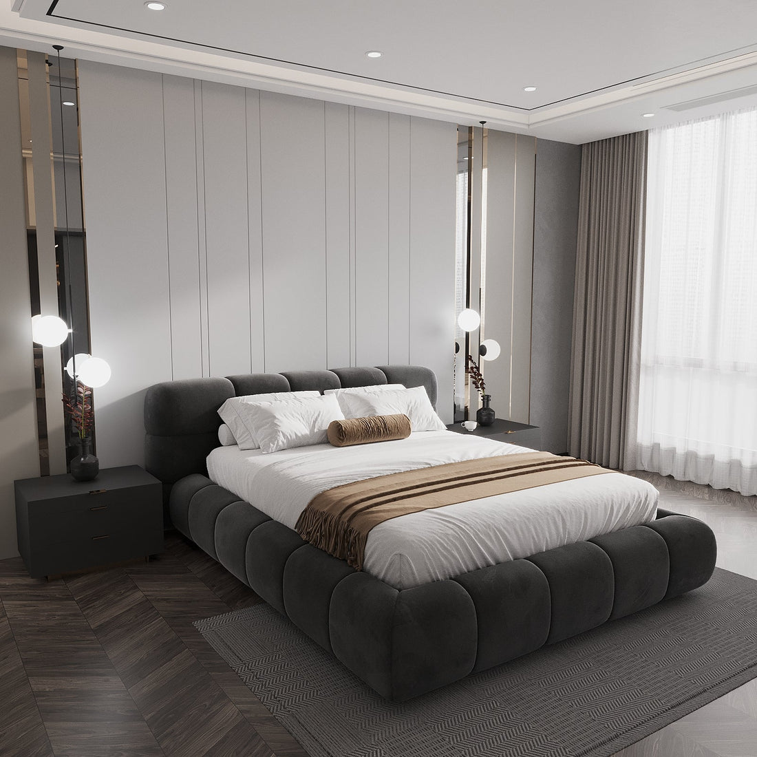 Lumi Bed / مخمل تنجيد