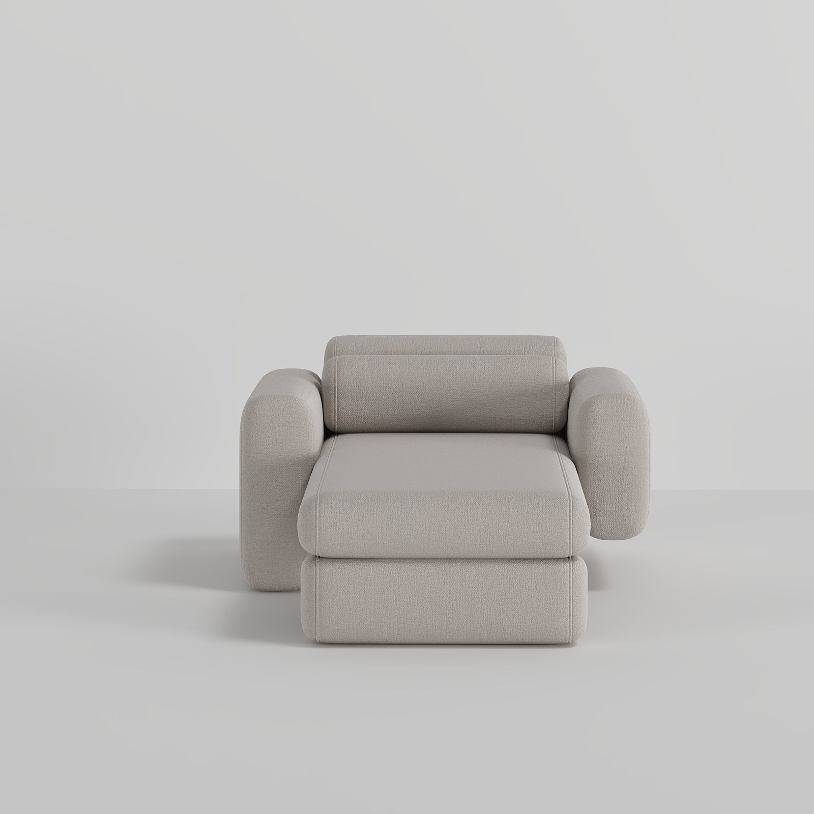 Matcha Day Bed / Greige Soft Boucle
