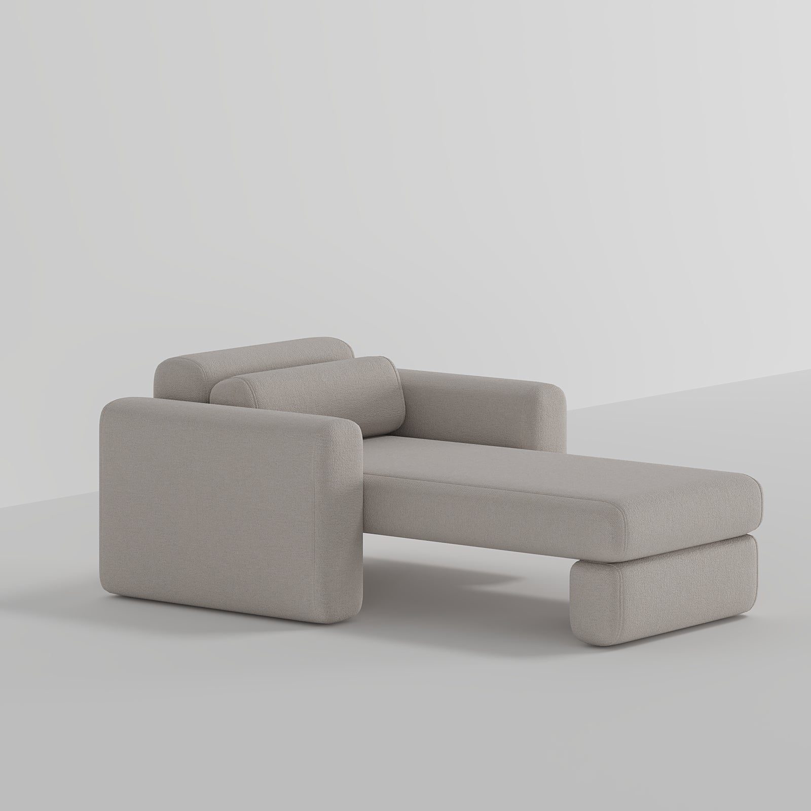 Matcha Day Bed / Greige Soft Boucle