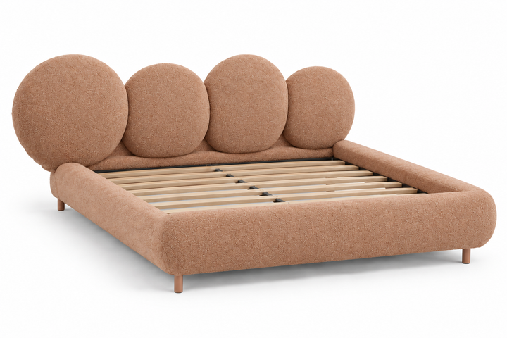 Mira Petal Bed in orange-beige