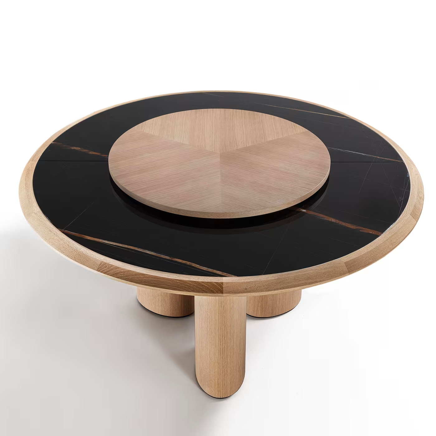 Orvella Round Oak Dining Table