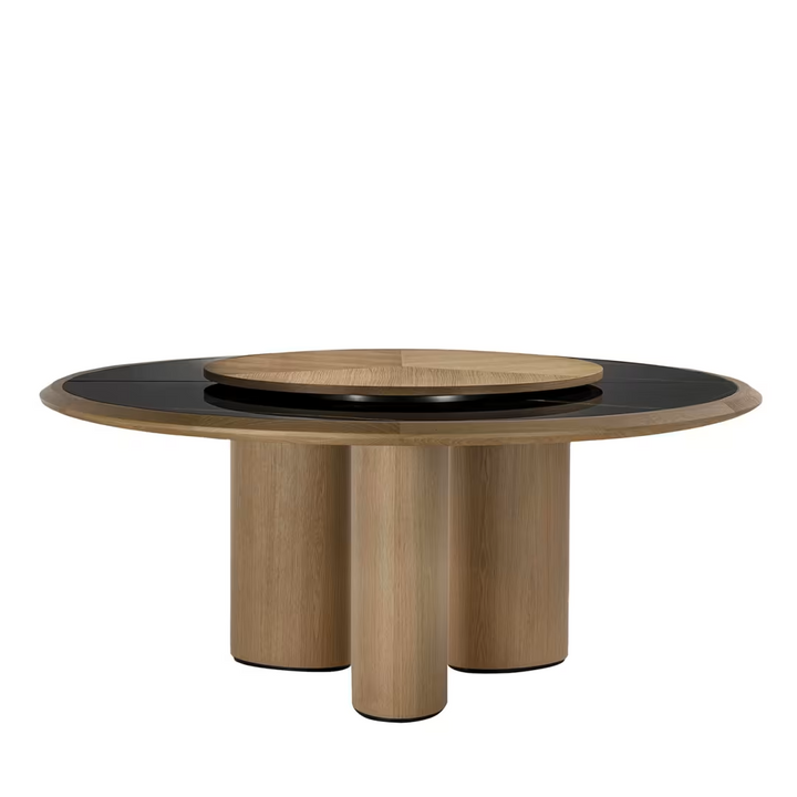 Orvella Round Oak Dining Table