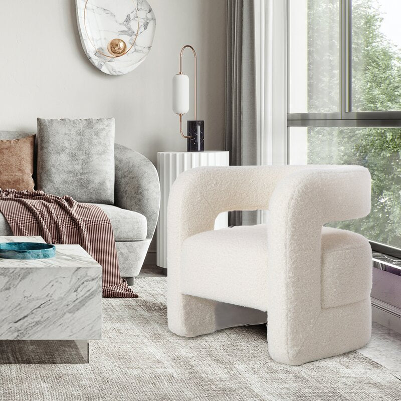 Noa Armchair / Boucle Upholstery