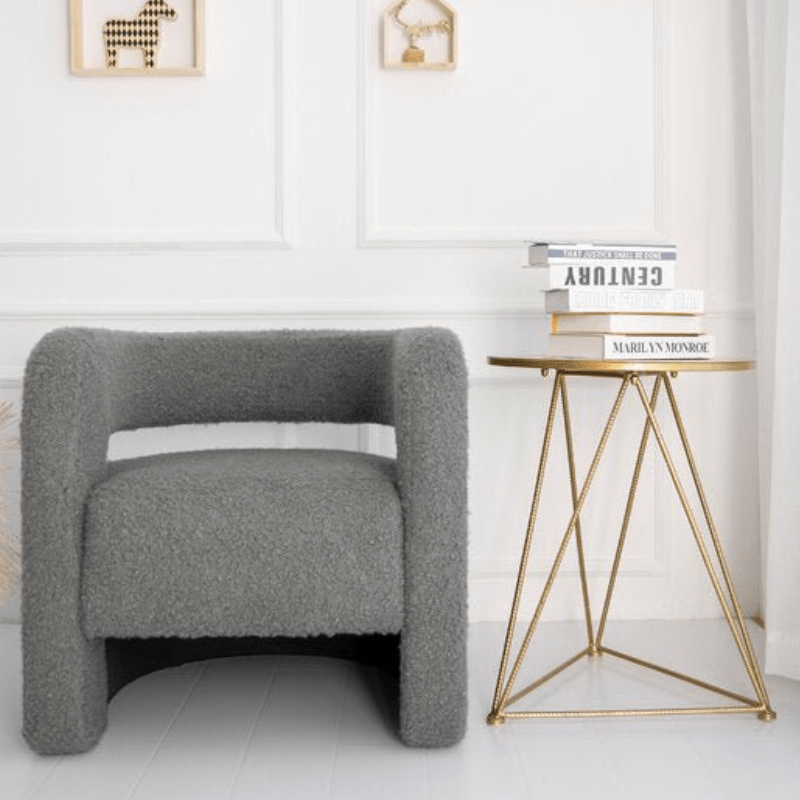 Noa Armchair / Boucle Upholstery