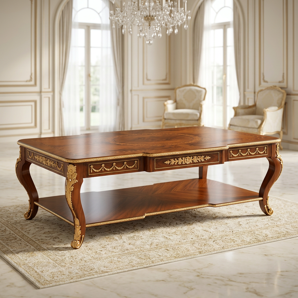 Orselle coffee table displayed in a luxury palace