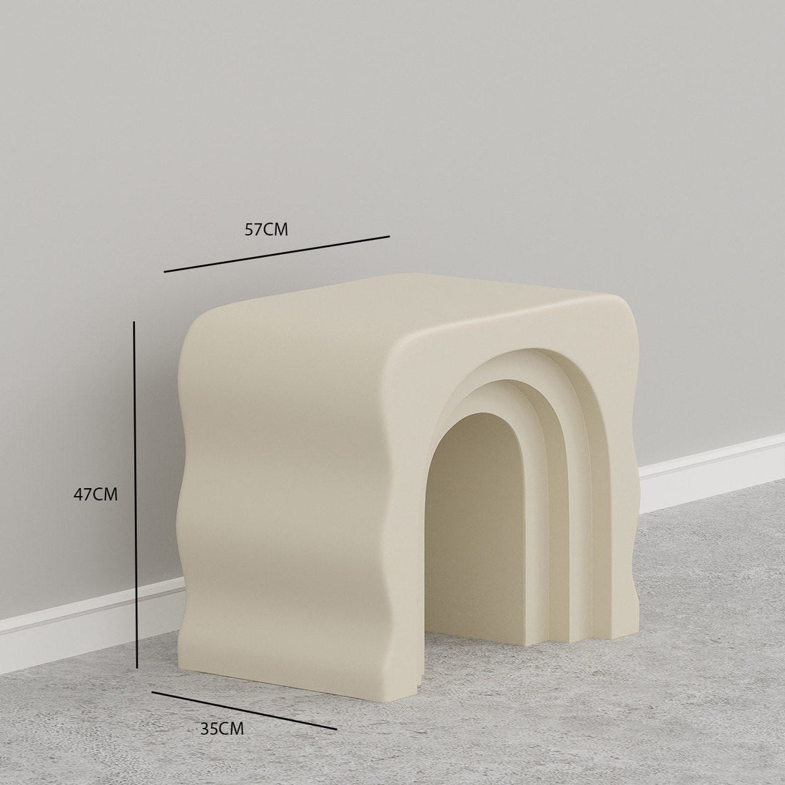 Drum Side Table / 57 x 35 CM