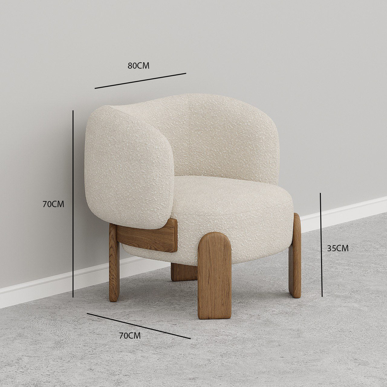 Savona Armchair / 80 x 70 CM