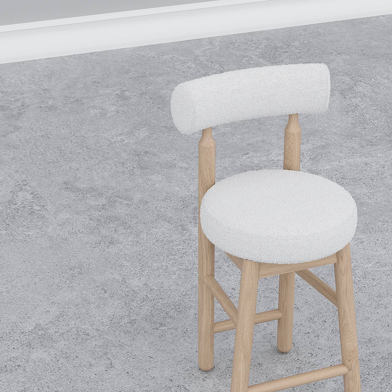 Rohan Bar Stool / 43 × 90 سم
