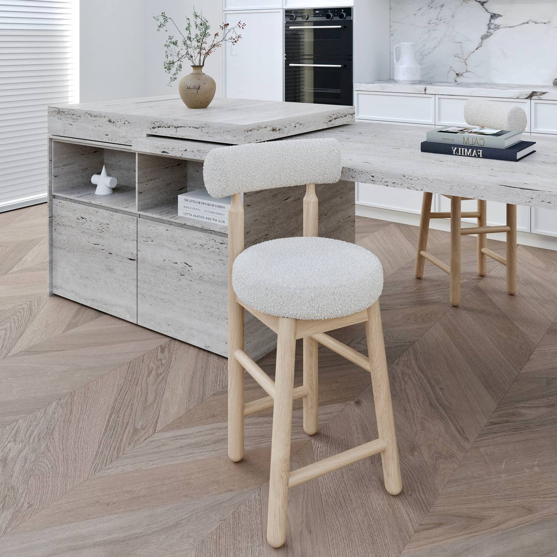 Rohan Bar Stool / 43 × 90 سم