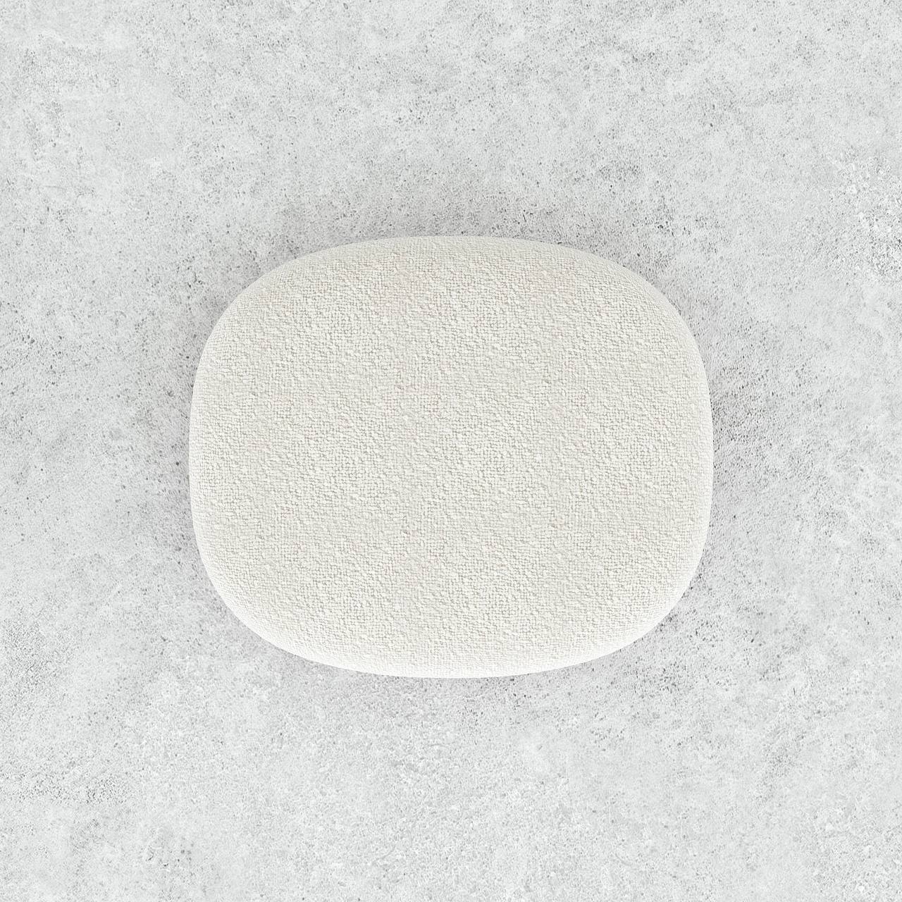 Dreamy Ottoman / White Boucle