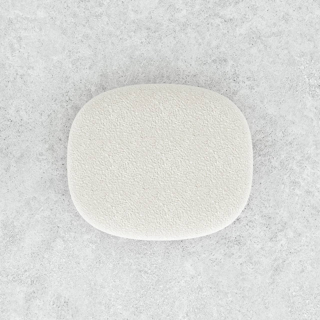 Dreamy Ottoman / White Boucle
