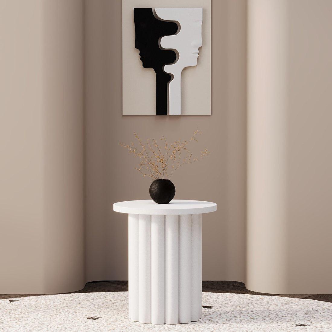 طاولة إيفي الجانبية / 45 × 49 سم
