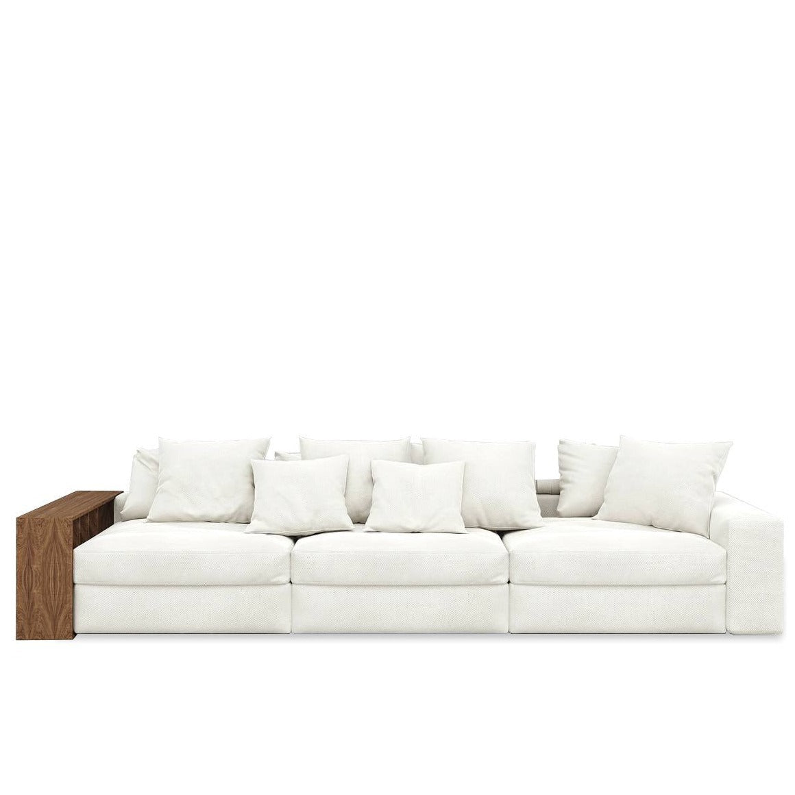 Nolla Sofa 3S / White Cotton Blend