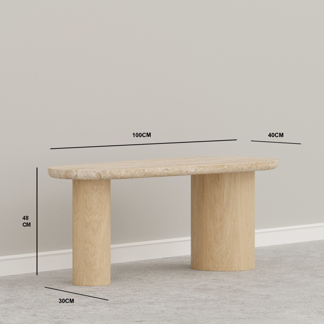 Oslo Coffee Table / 88 x 58 CM