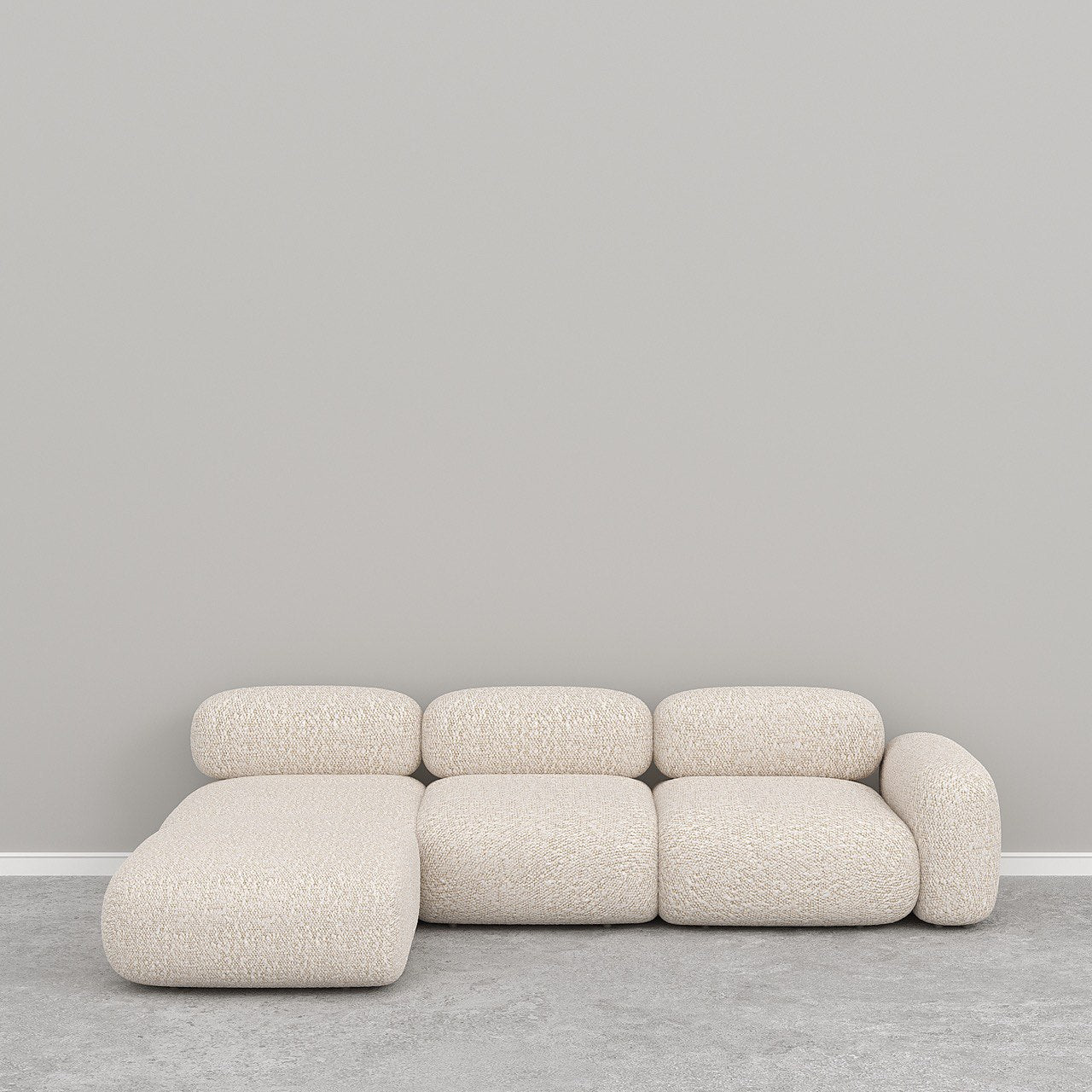 Marshmello Modular Sofa / Off-White Boucle