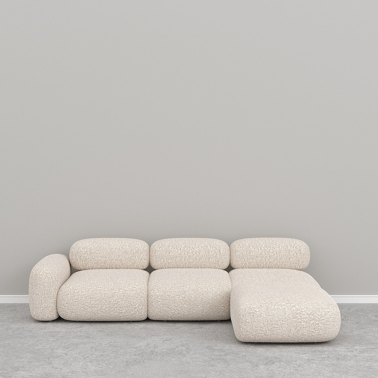 Marshmello Modular Sofa / Off-White Boucle