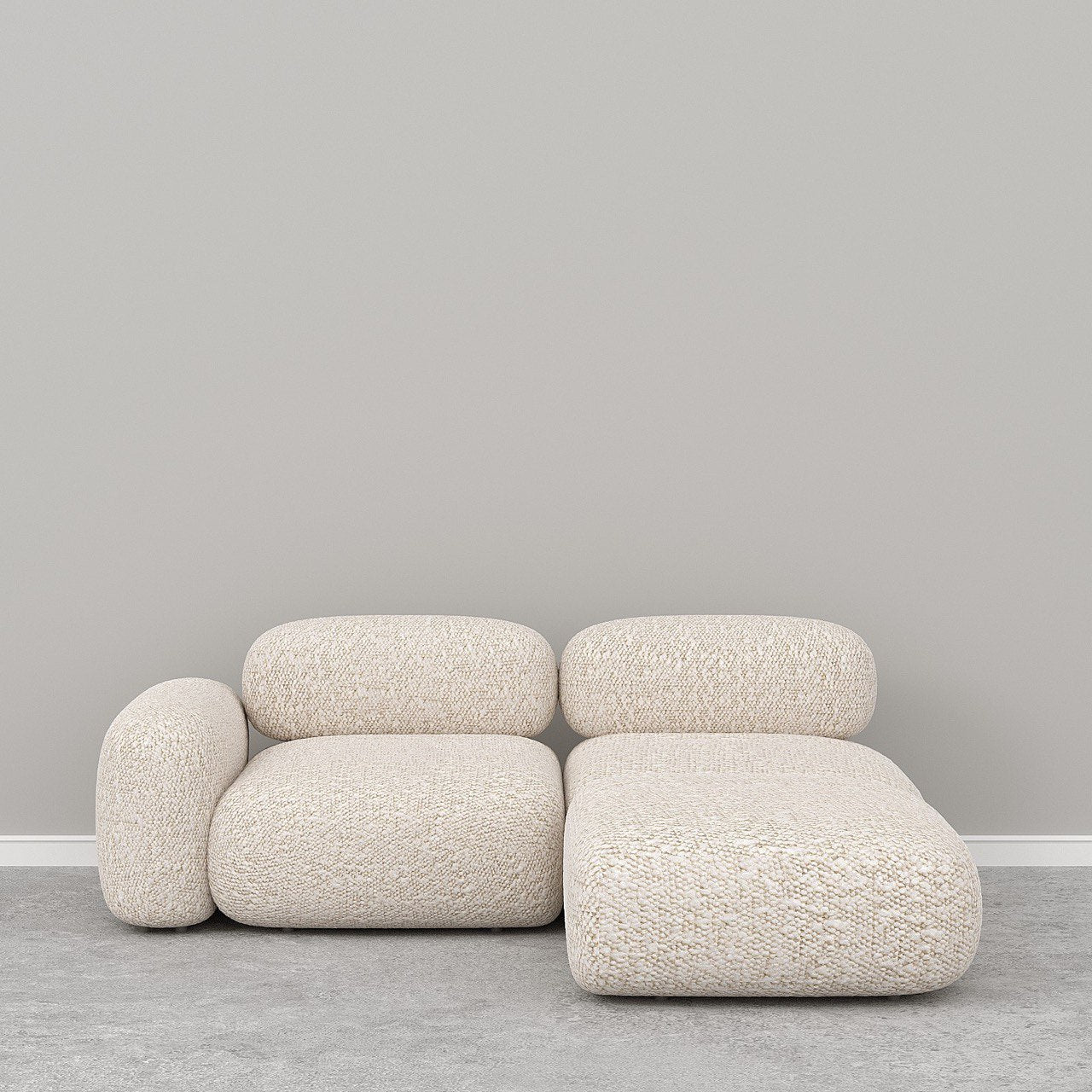 Marshmello Modular Sofa / Off-White Boucle