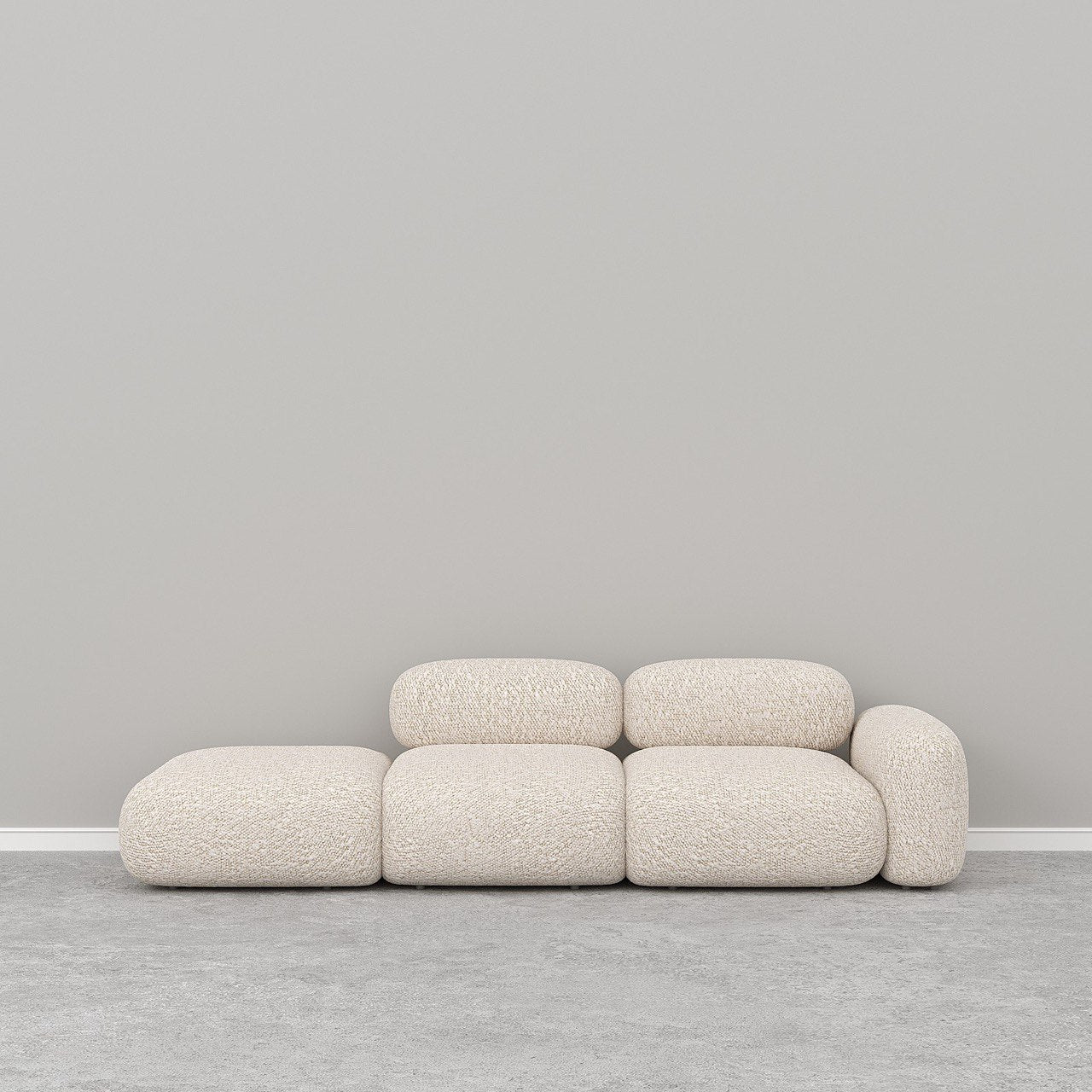 Marshmello Modular Sofa / Off-White Boucle