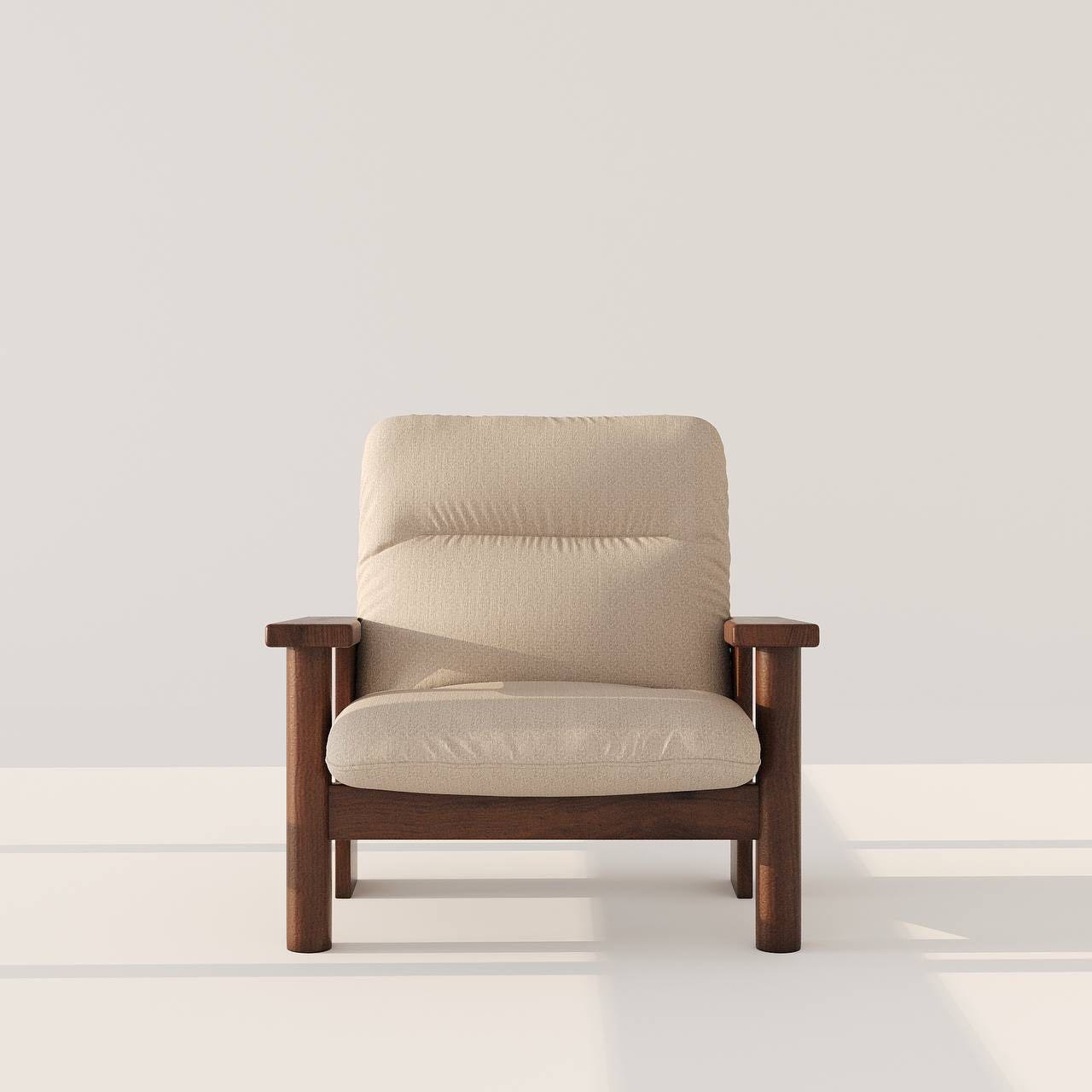 Ruth Armchair / Premium Beige Linen