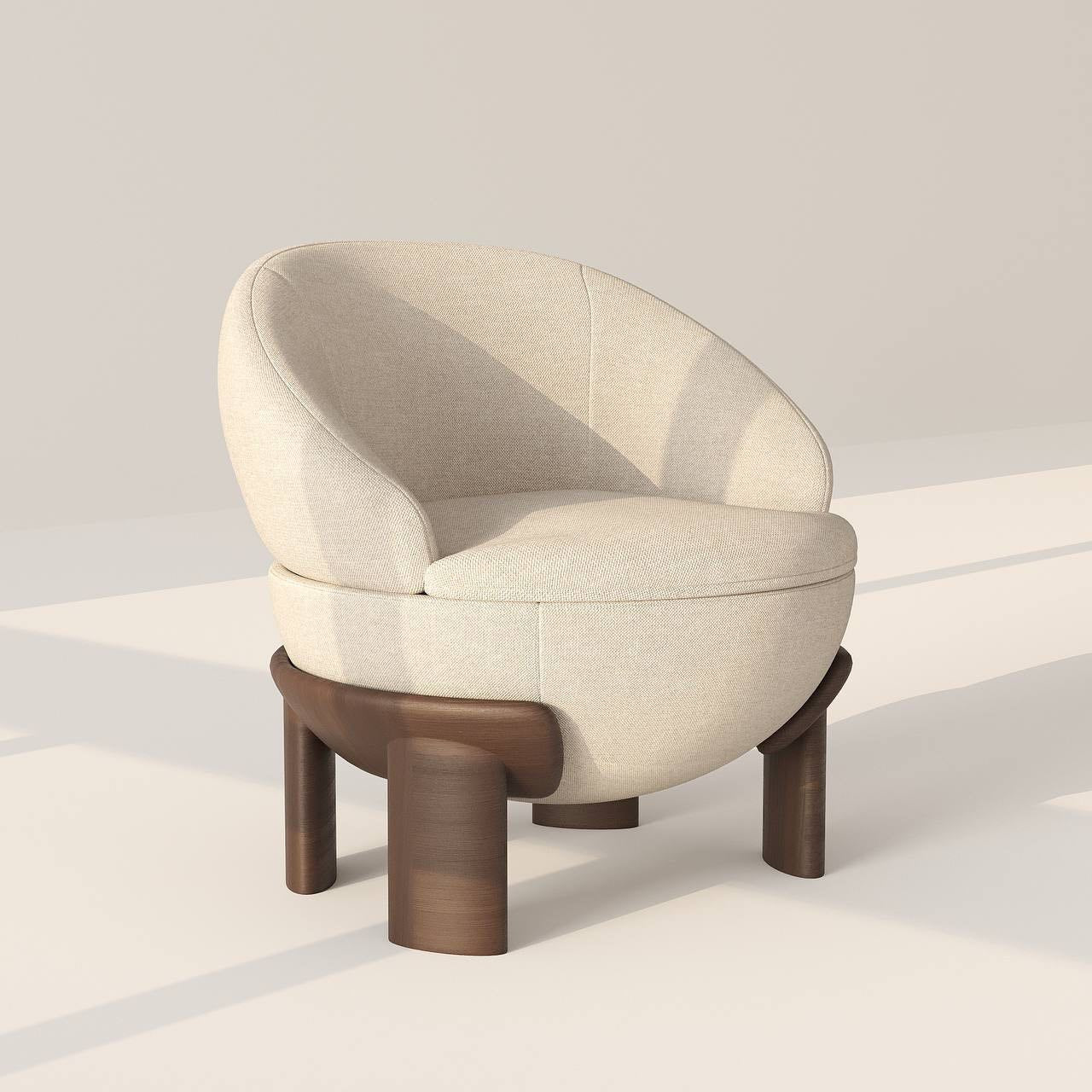 Reva Armchair / Premium Beige Linen