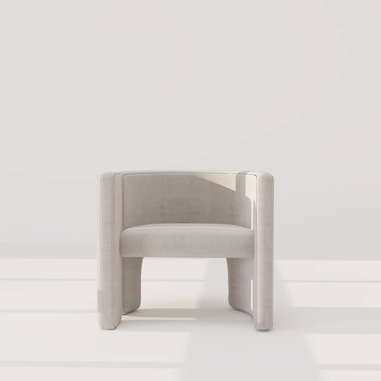 Megan Armchair / Premium Beige Linen