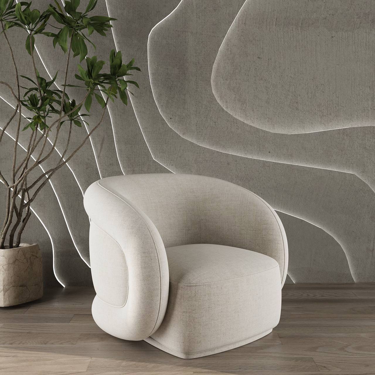 Stella Armchair / Cotton Blend