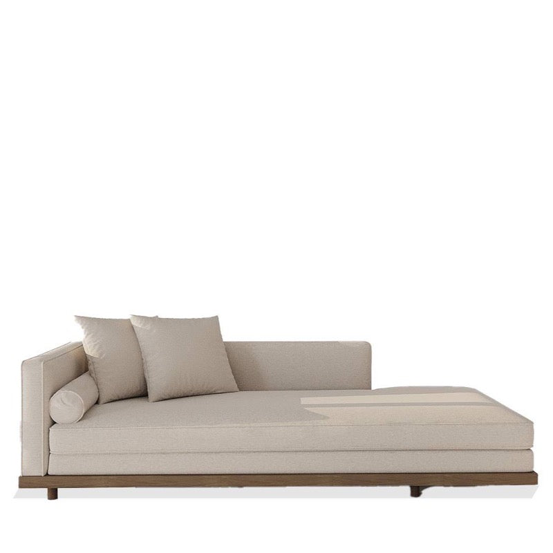 Verona Chaise / Light Beige Linen