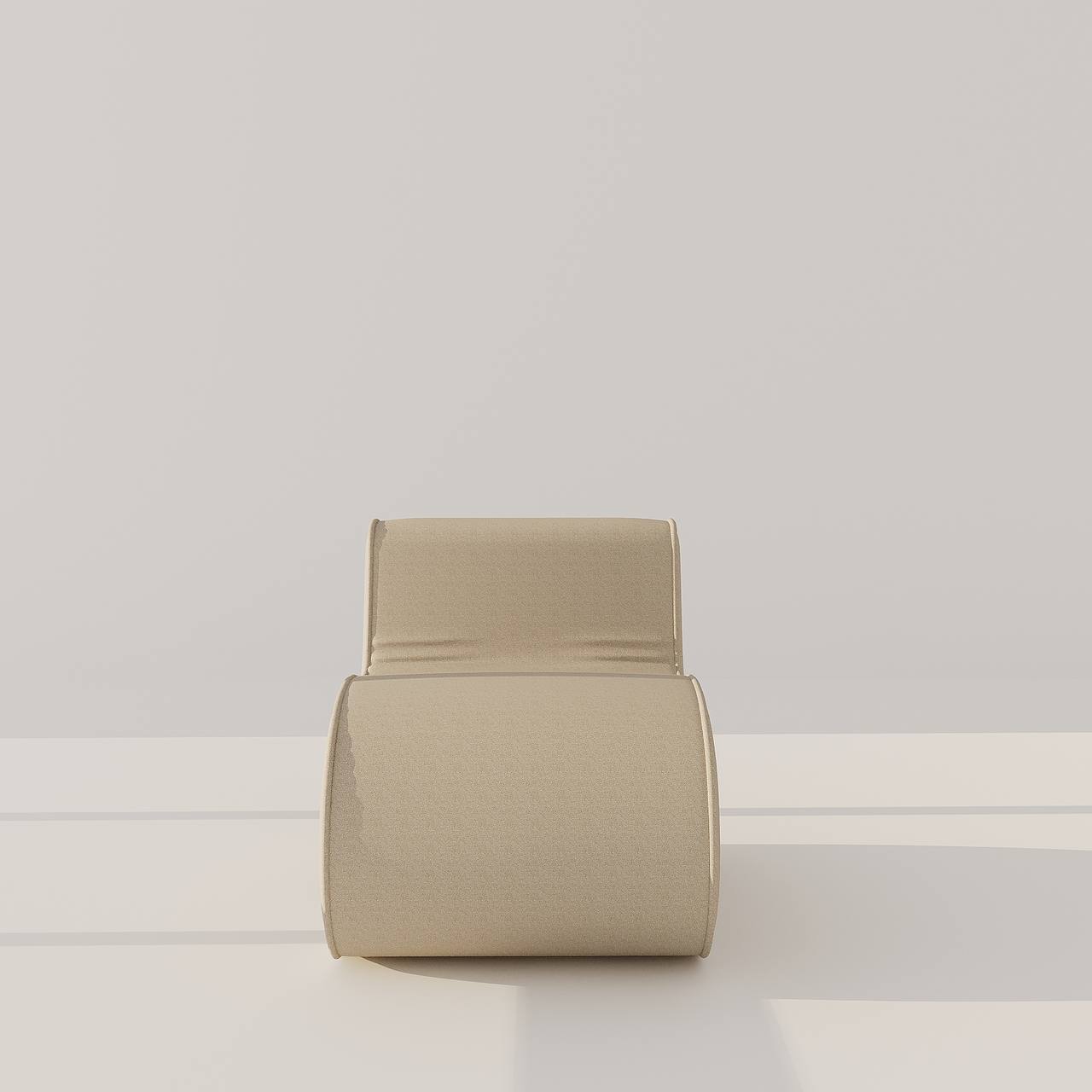 Mariano Chair / Beige Cotton Blend