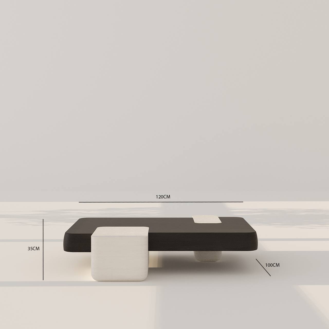 XO Coffee Table / 120 x 100 سم