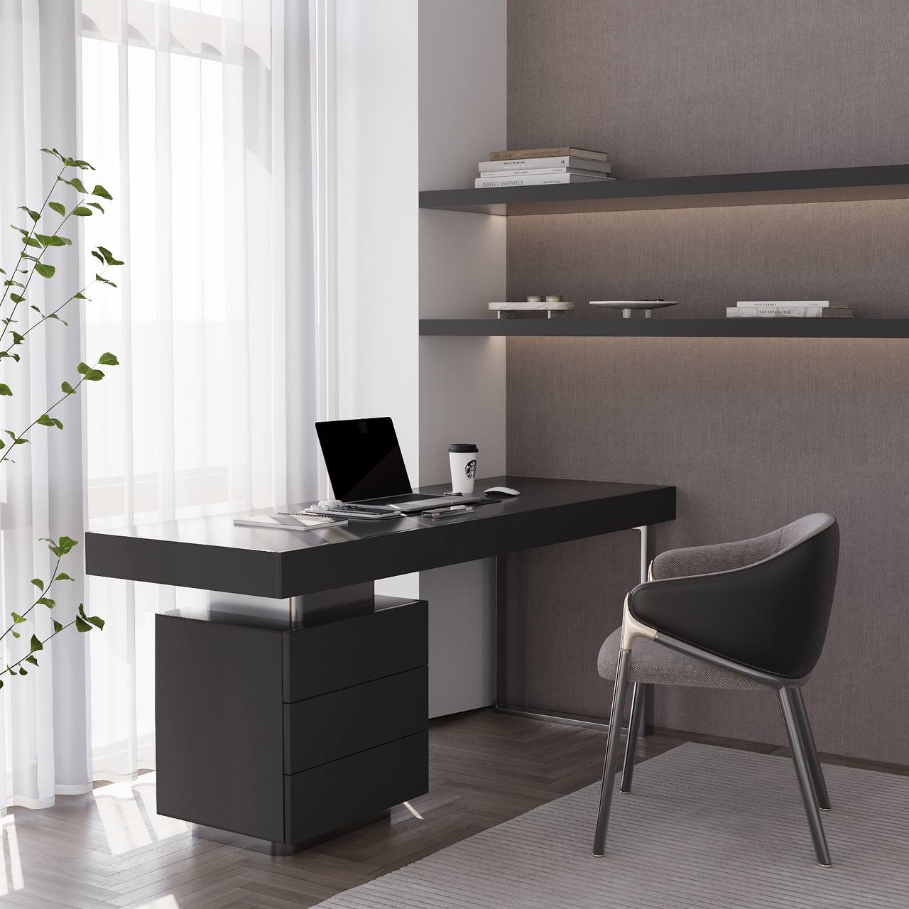 Parnell Office Desk / 200 x 65 CM