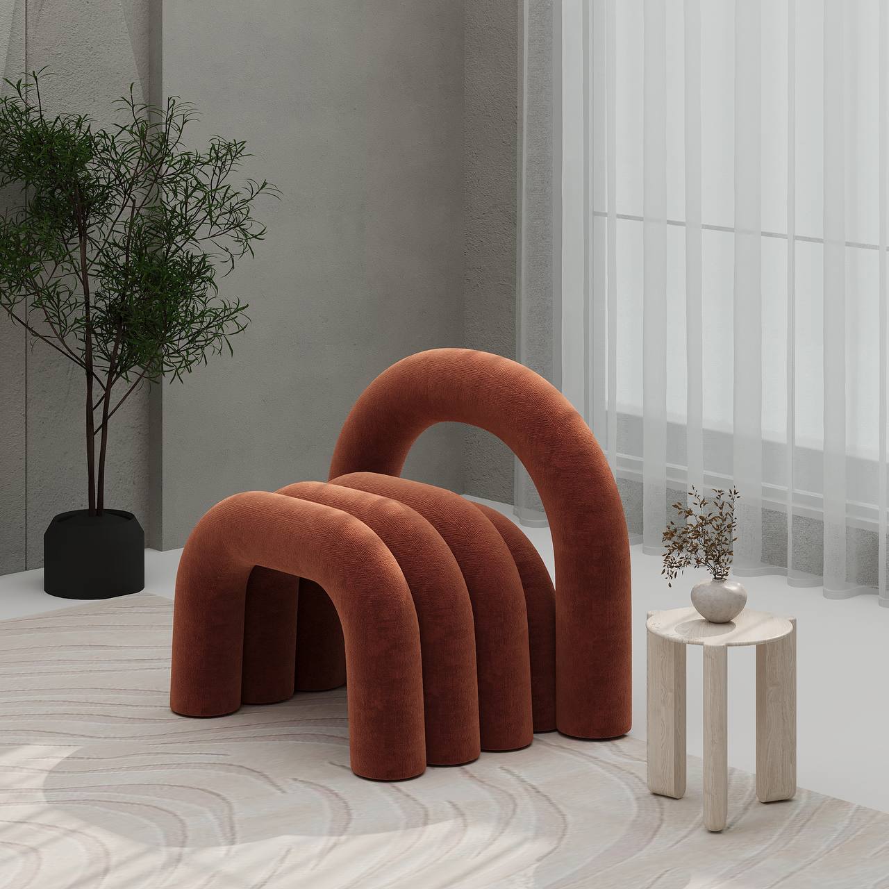 Raku Chair / Premium Velvet