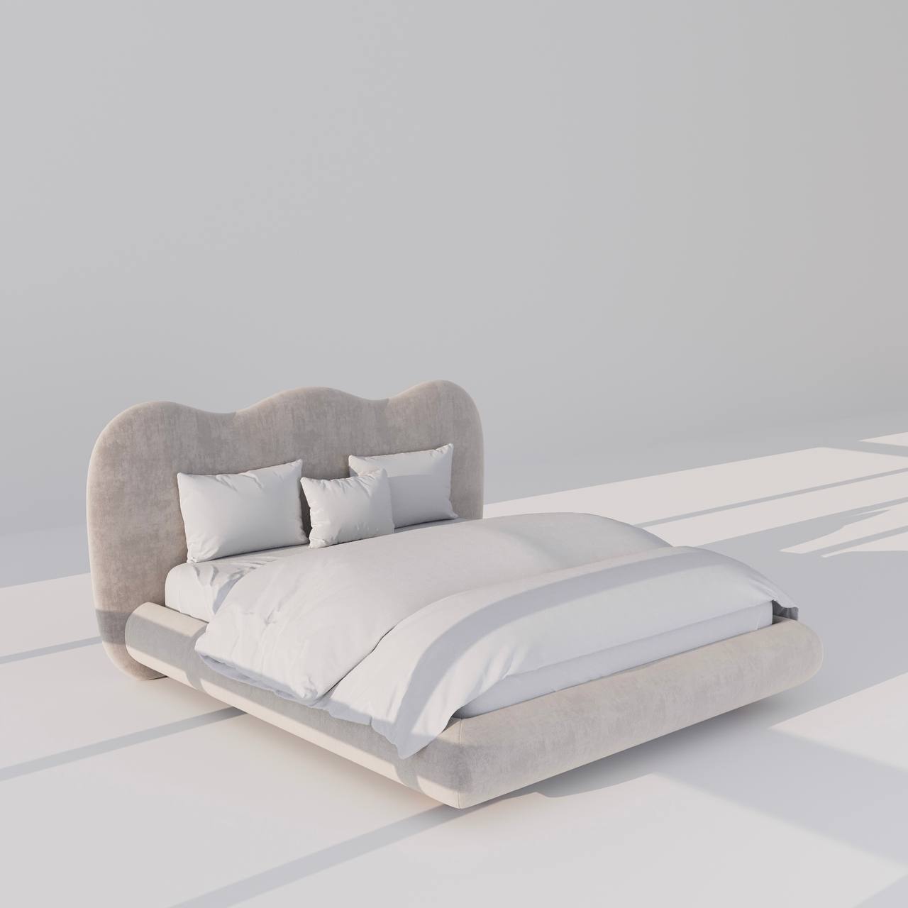 Noami Bed / Premium Velvet