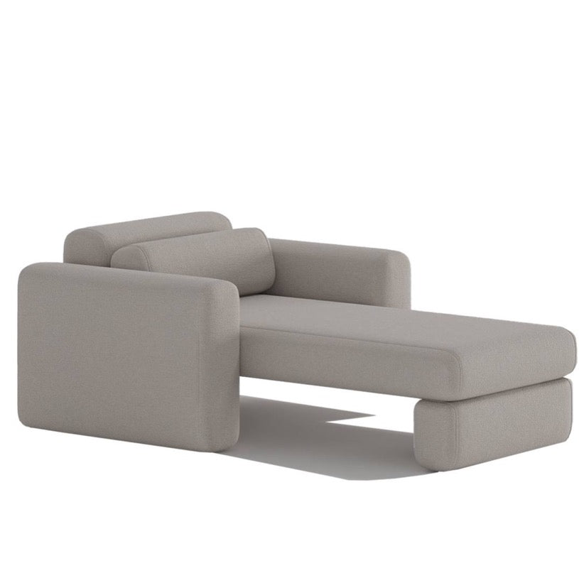 Matcha Day Bed / Greige Soft Boucle