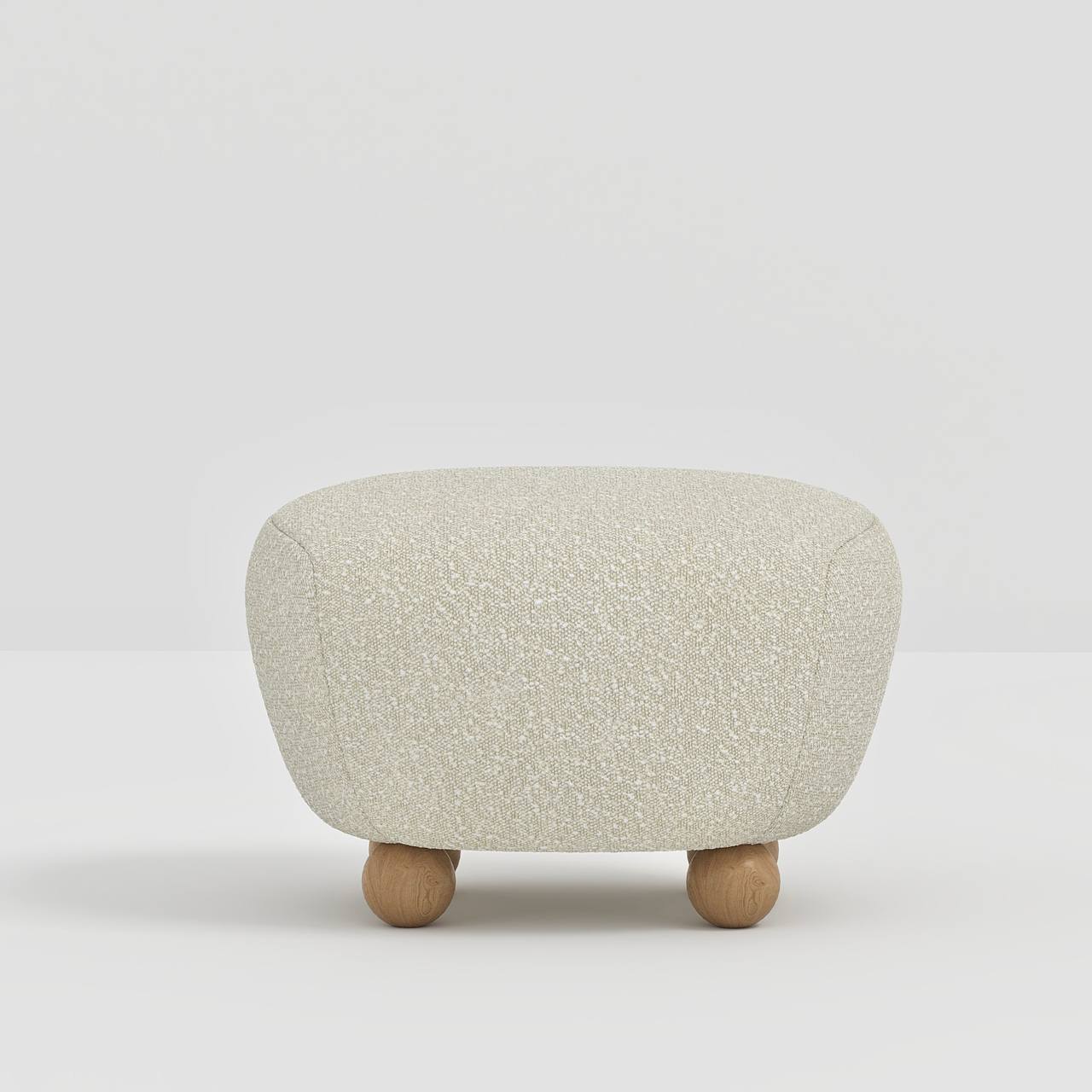 Plumby Stool / Beige Boucle