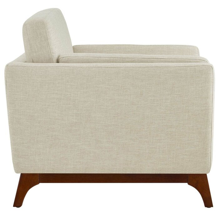 Raya Rustic Armchair / 108 CM x 89 CM Linen Upholstery