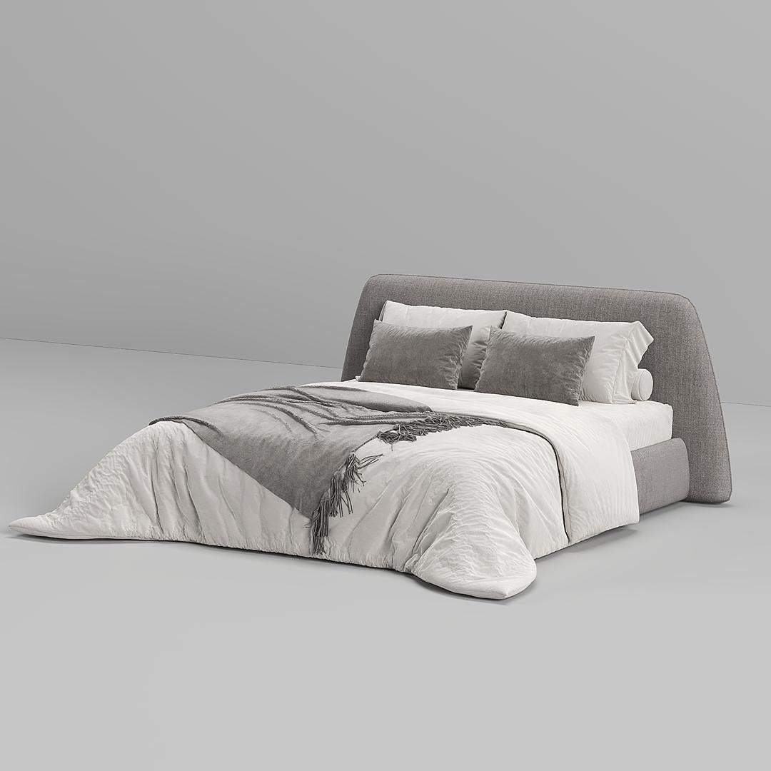 Rocco Bed / Gray Premium Linen