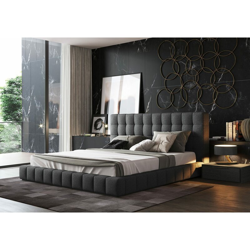 Sadie Upholstered Platform Bed