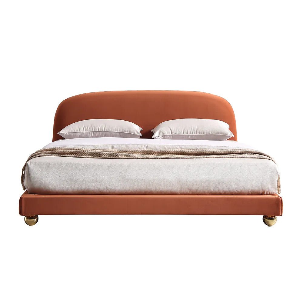 Savi Upholstered Bed / Velvet Upholstery