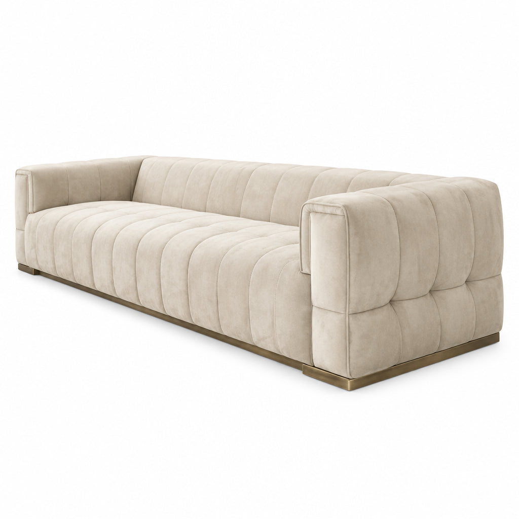 Elara Suede Sofa