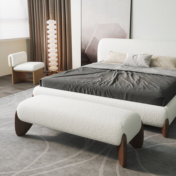 Valentina Boucle Bench