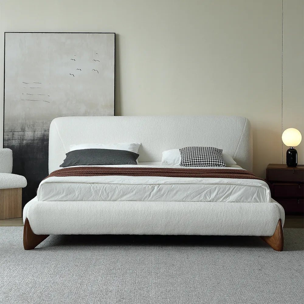 Valentina Platform Bed / Full Boucle