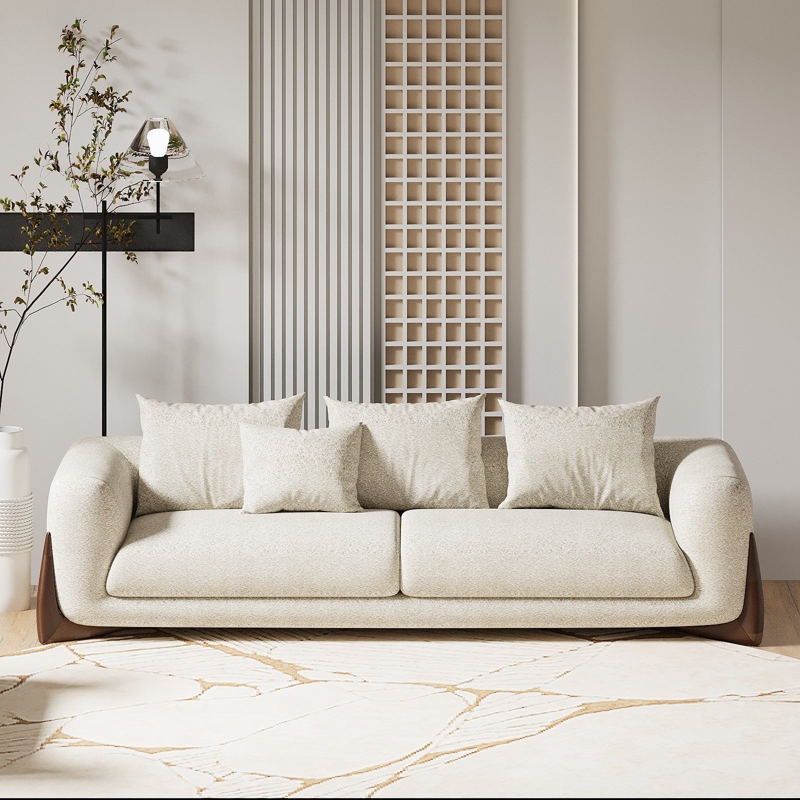 Valentina Sofa 2S / Beige Boucle