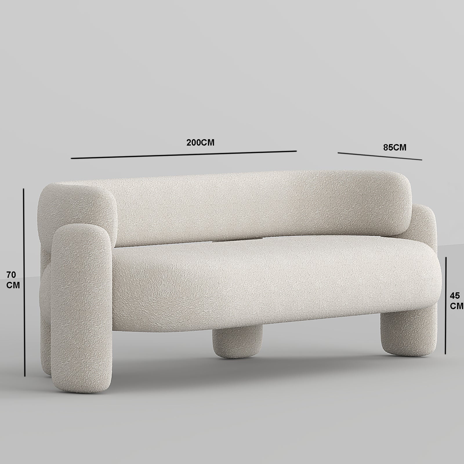 Vector Sofa 2S / 200 x 85 CM