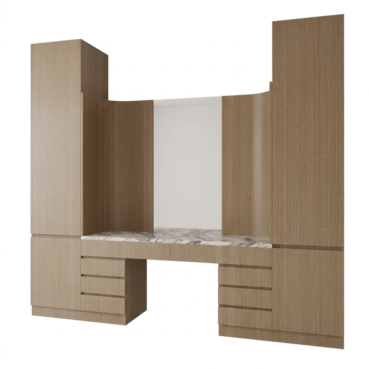 Verona vanity left-angle view