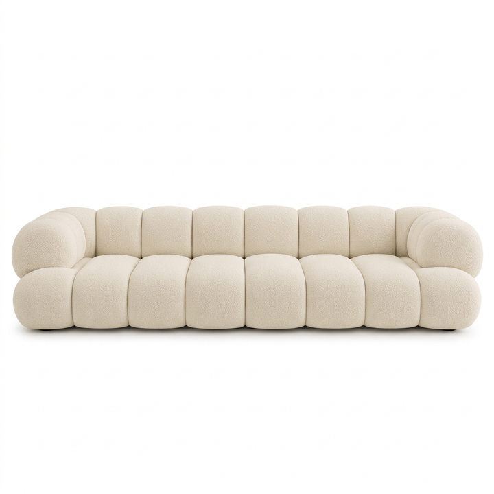 Viktor sofa, straight-on front view on a white background