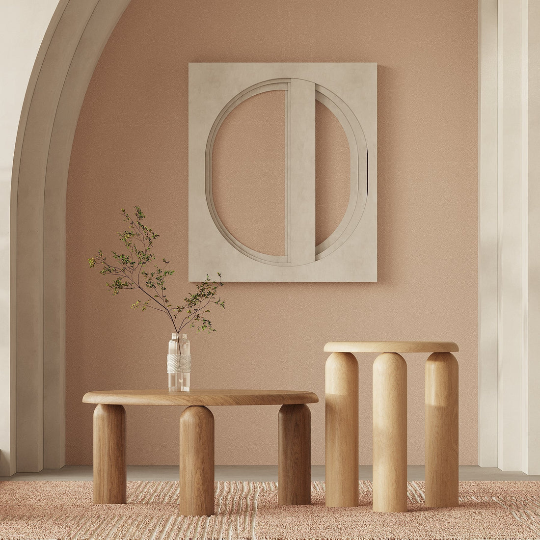 طاولة قهوة روهان / 70 × 35 سم